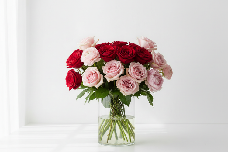 Love Florals - Pink & Red
