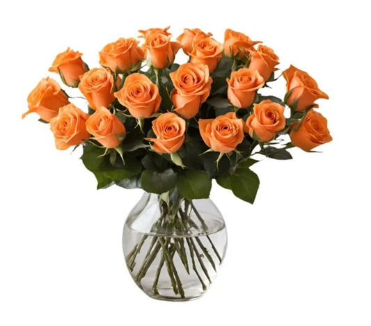 Tangerine Rose Bouquet