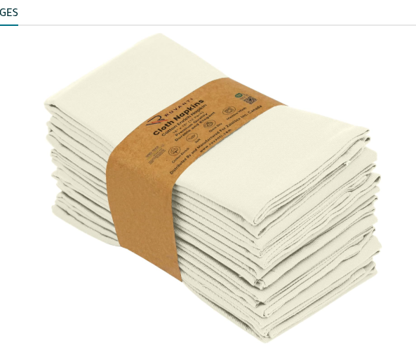 Cotton Blend Napkin (Rental)