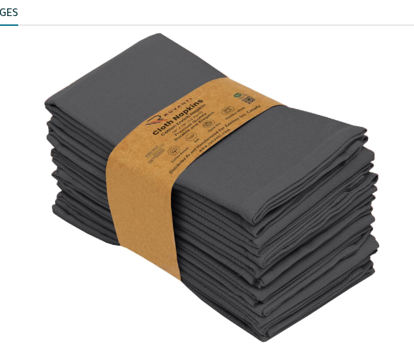 Cotton Blend Napkin (Rental)