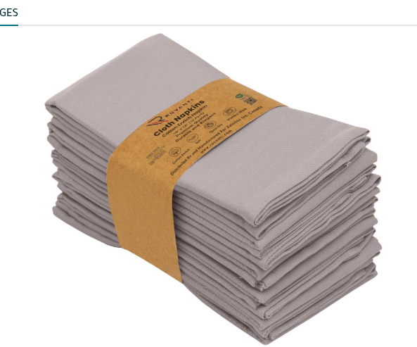 Cotton Blend Napkin (Rental)